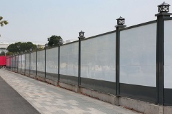 愛護(hù)建筑施工圍擋：讓每一個圍擋都成為風(fēng)景。