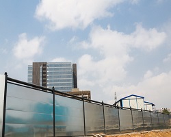 深圳地鐵10號(hào)線平湖坂田段工地施工圍擋項(xiàng)目