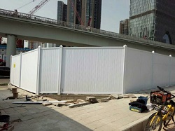 城市交通工程施工，PVC圍擋使用安裝效果更佳