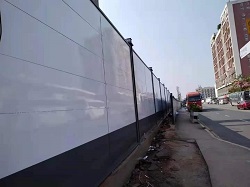 深圳市觀瀾工程施工圍擋鋼結(jié)構(gòu)A款-旭東圍擋廠家發(fā)貨